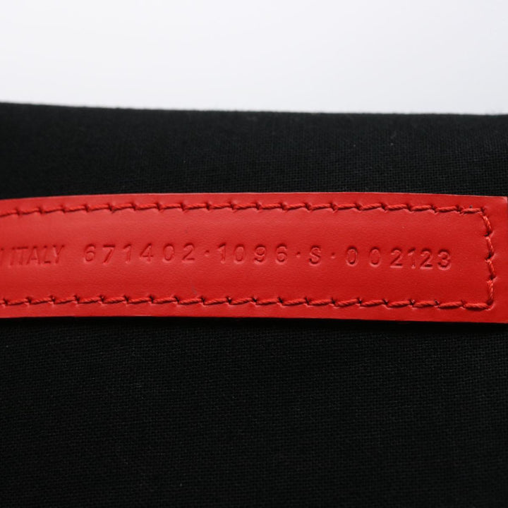 Top Quality Balenciaga Hard Ware Small Hand Bag Canvas Black Red 671402 Auth fm3051