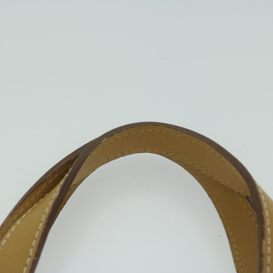 BurberrySs Tote Bag Leather Beige Auth fm3177