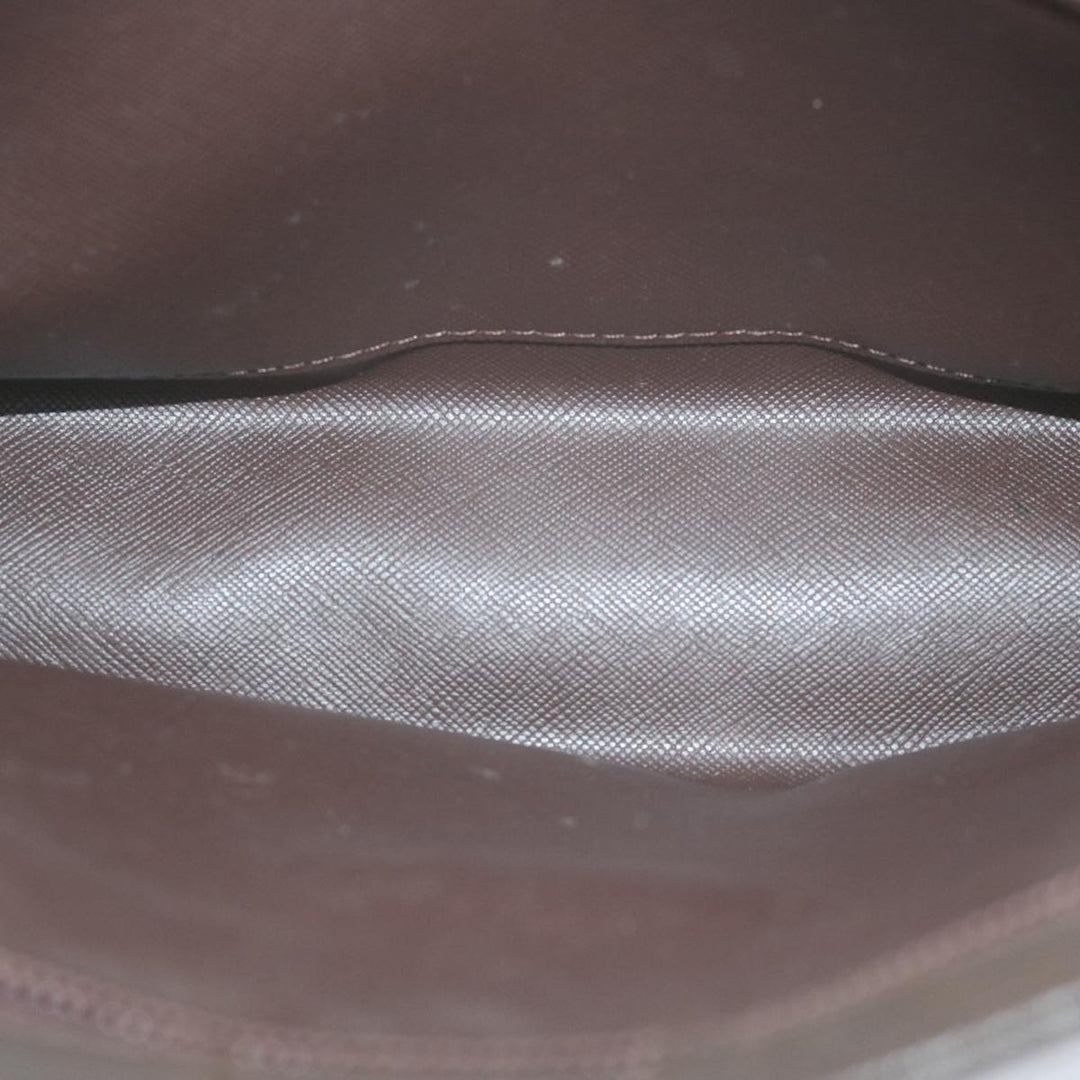 BurberrySs Nova Check Clutch Bag Canvas Brown Auth fm3178