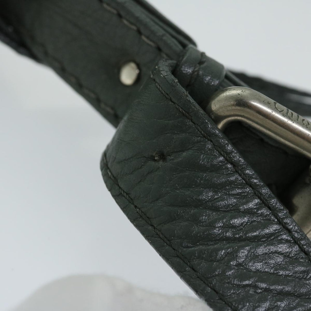 Chloe Paddington Shoulder Bag Leather Gray 03 06 53 fm3248