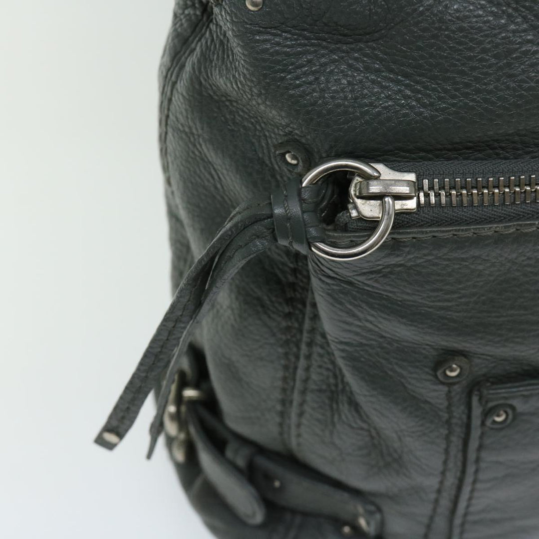 Chloe Paddington Shoulder Bag Leather Gray 03 06 53 fm3248