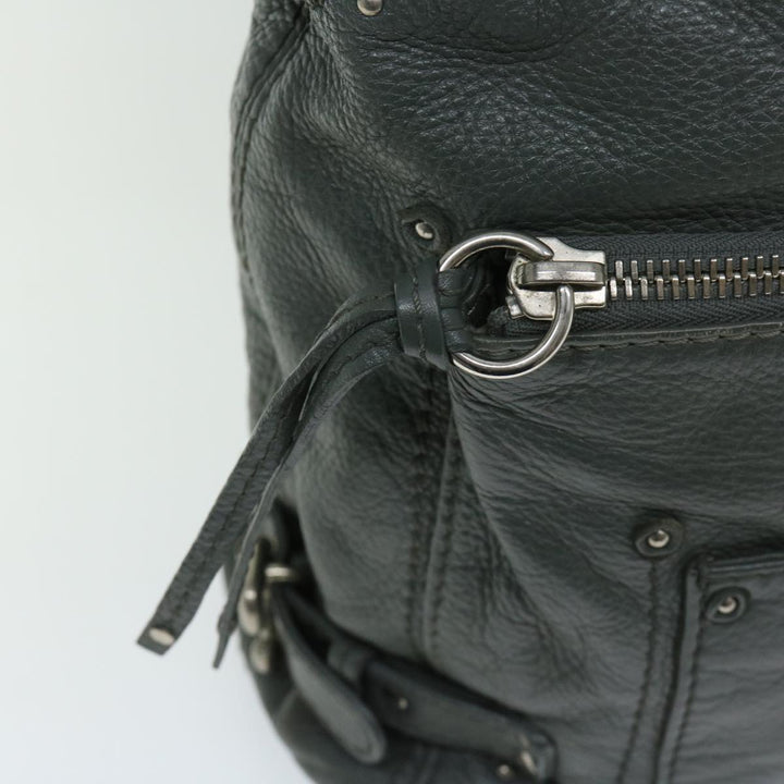 Chloe Paddington Shoulder Bag Leather Gray 03 06 53 fm3248