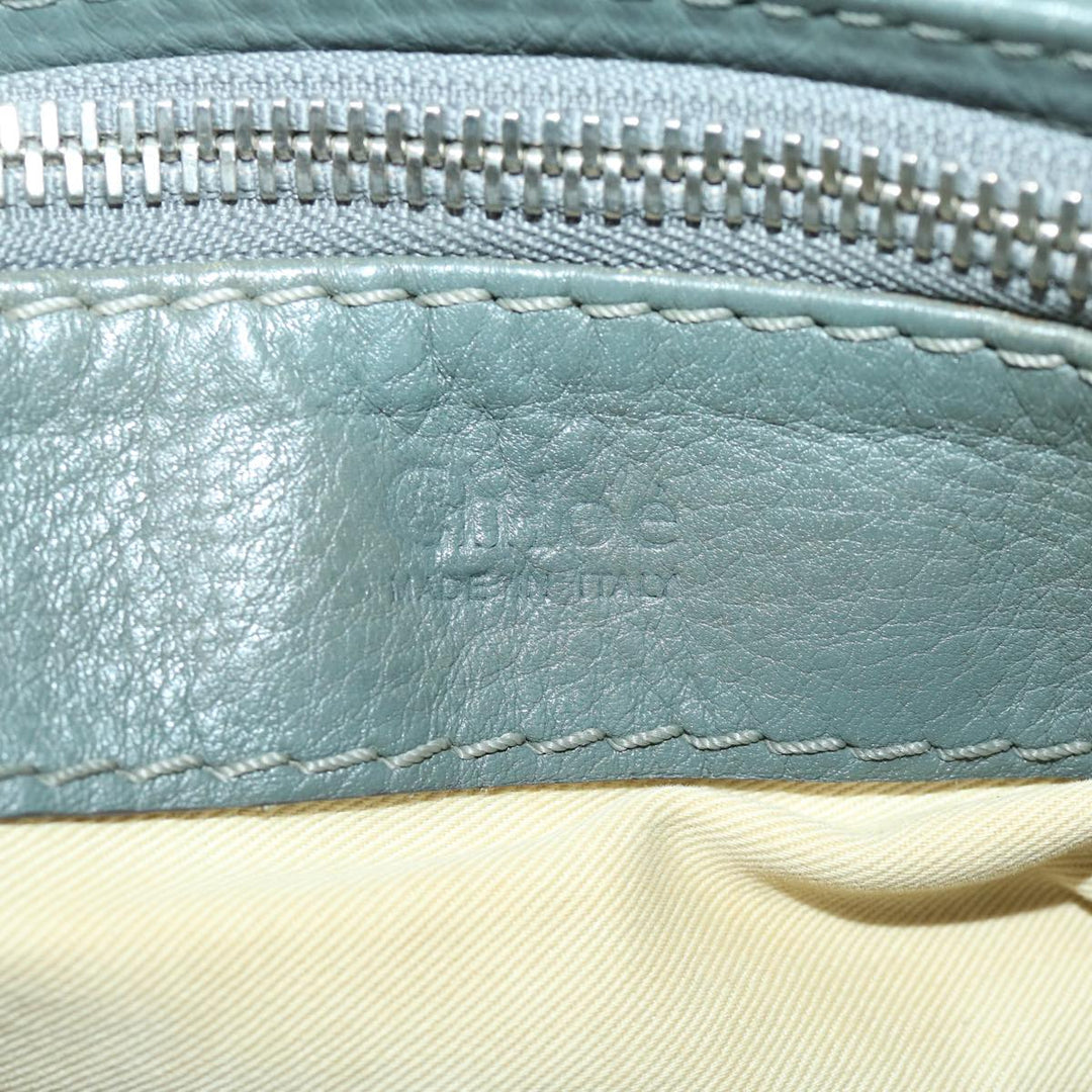 Chloe Paddington Shoulder Bag Leather Gray 03 06 53 fm3248
