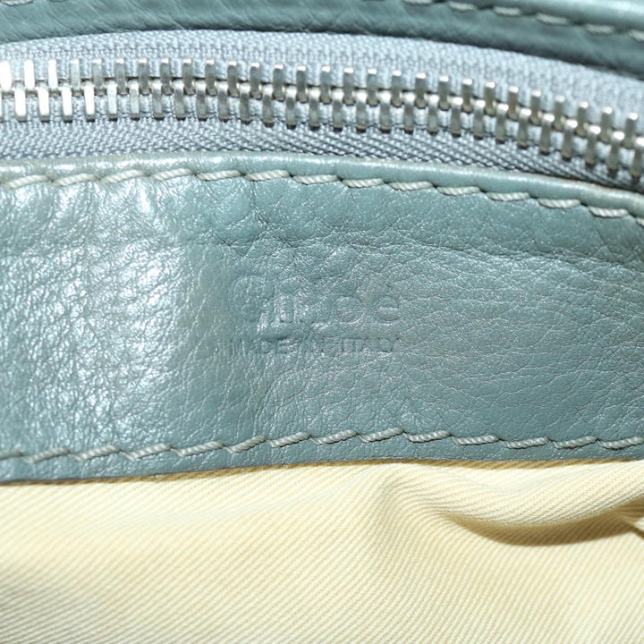 Chloe Paddington Shoulder Bag Leather Gray 03 06 53 fm3248