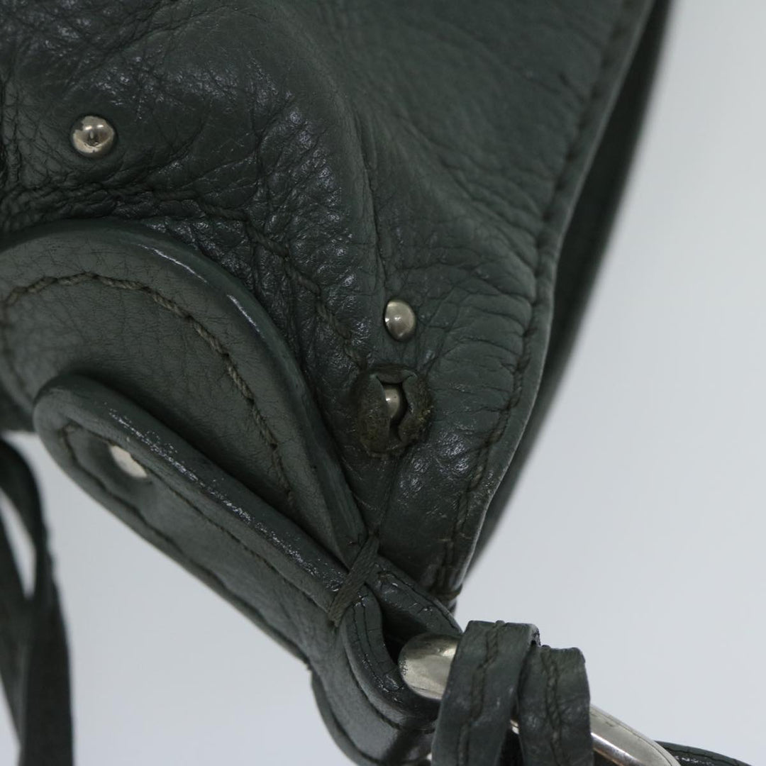 Chloe Paddington Shoulder Bag Leather Gray 03 06 53 fm3248