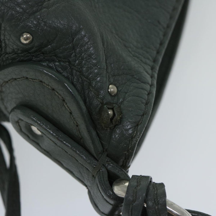 Chloe Paddington Shoulder Bag Leather Gray 03 06 53 fm3248