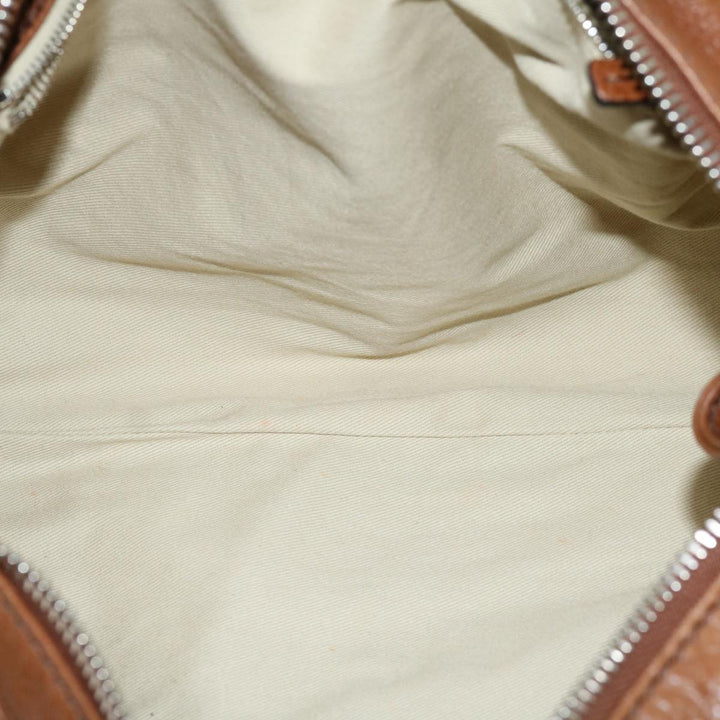 Chloe Paddington Shoulder Bag Leather Brown fm3277
