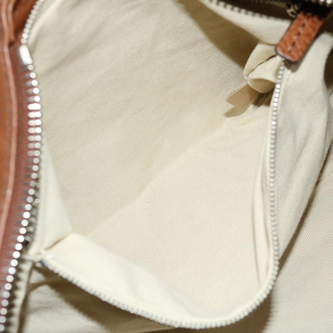 Chloe Paddington Shoulder Bag Leather Brown fm3277