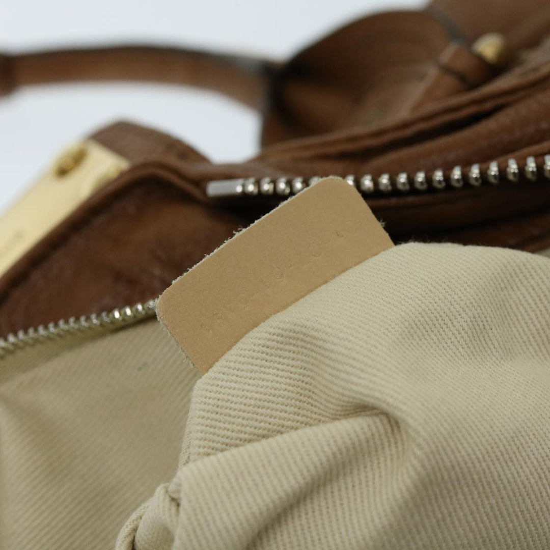 Chloe Paddington Shoulder Bag Leather Brown fm3277
