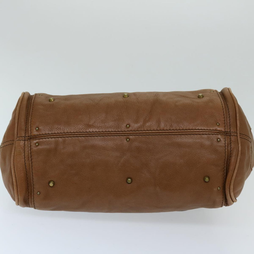 Chloe Paddington Shoulder Bag Leather Brown fm3277