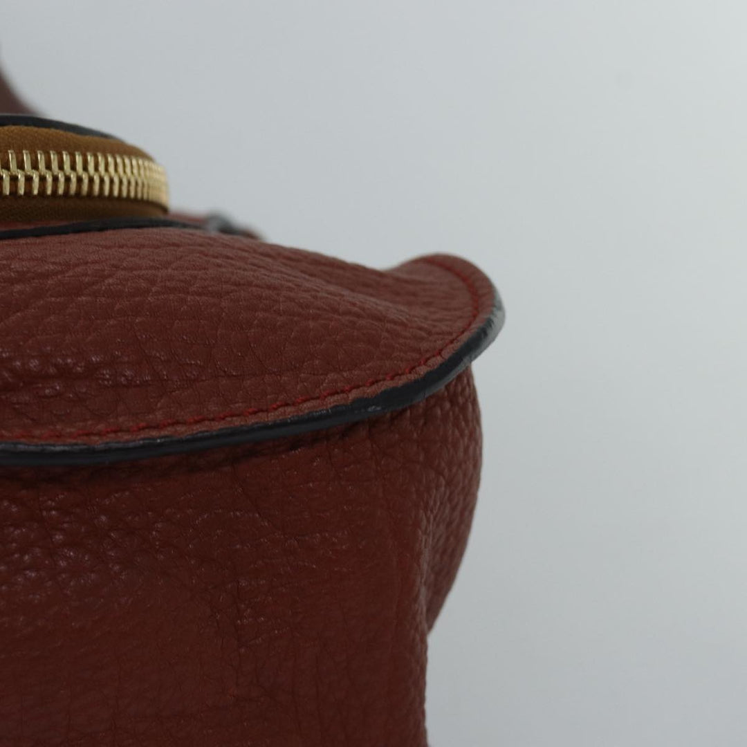 Chloe Mercy Shoulder Bag Leather 2way Brown fm3462