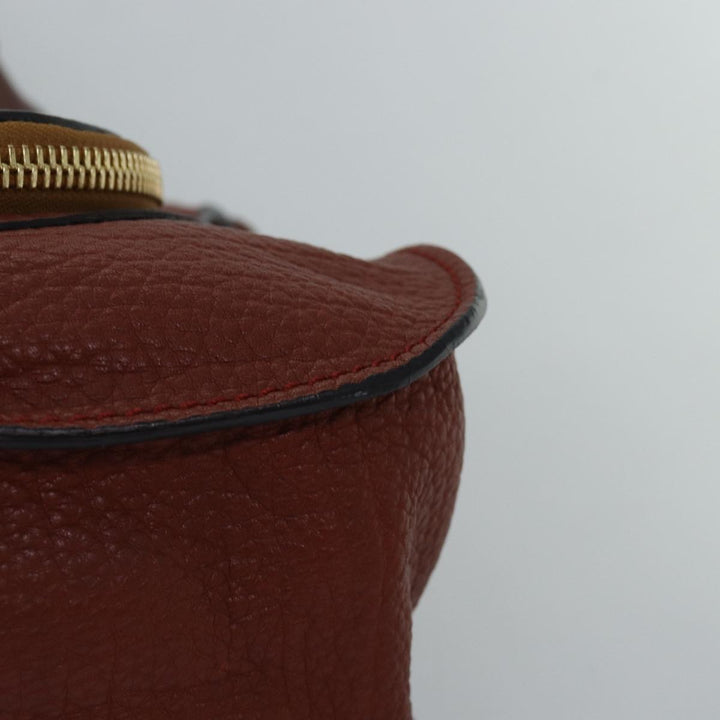Chloe Mercy Shoulder Bag Leather 2way Brown fm3462