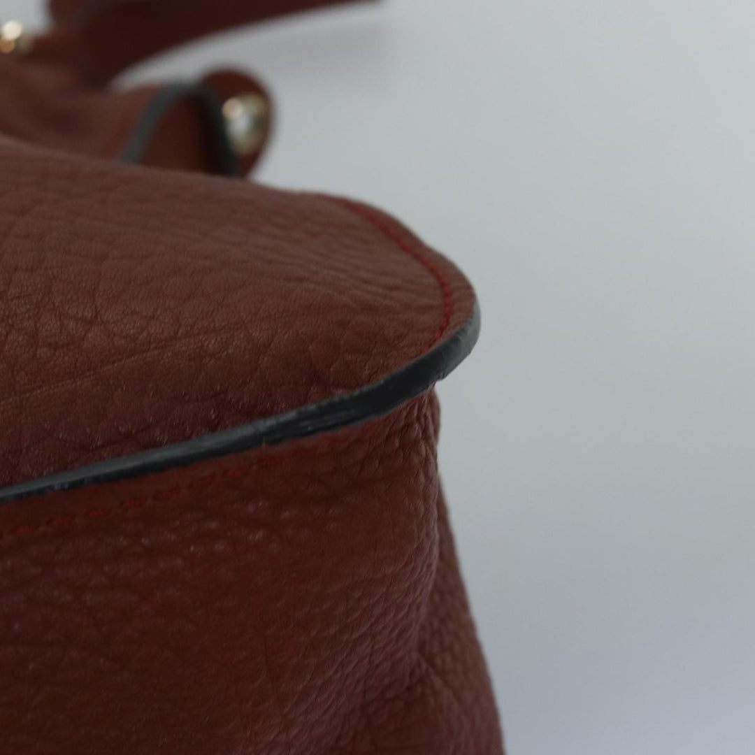 Chloe Mercy Shoulder Bag Leather 2way Brown fm3462