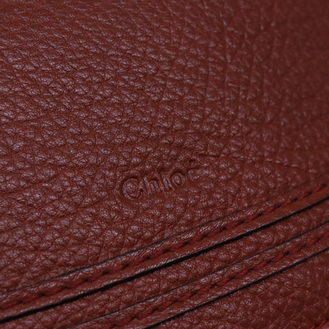 Chloe Mercy Shoulder Bag Leather 2way Brown fm3462