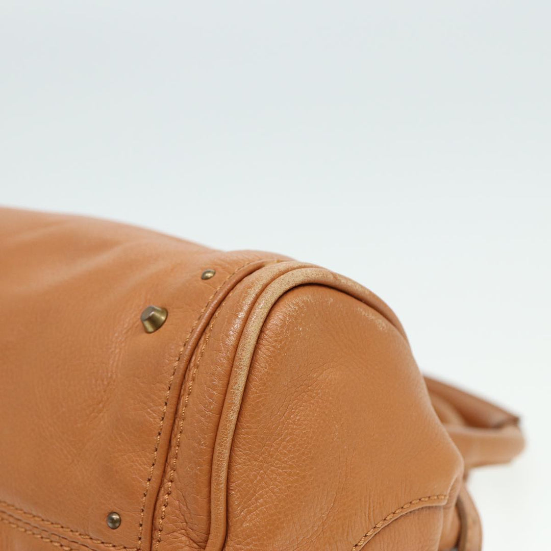 Chloe Paddington Hand Bag Leather Brown fm3527