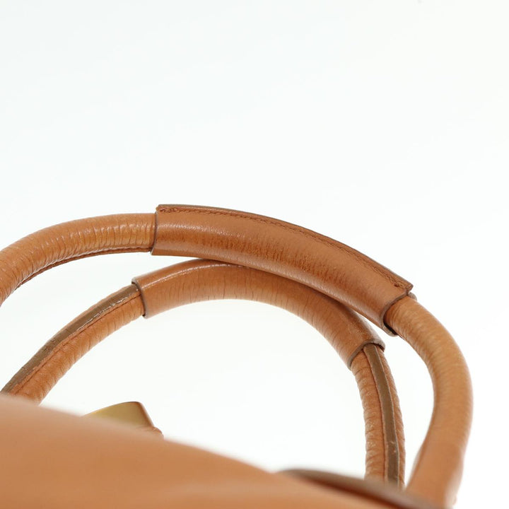 Chloe Paddington Hand Bag Leather Brown fm3527