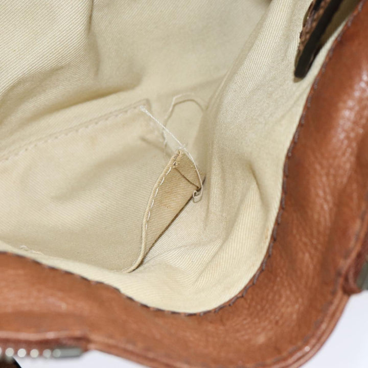 Chloe Paddington Hand Bag Leather Brown fm3642