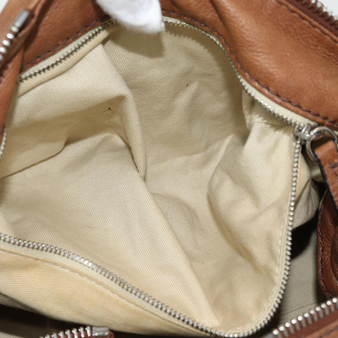 Chloe Paddington Hand Bag Leather Brown fm3642
