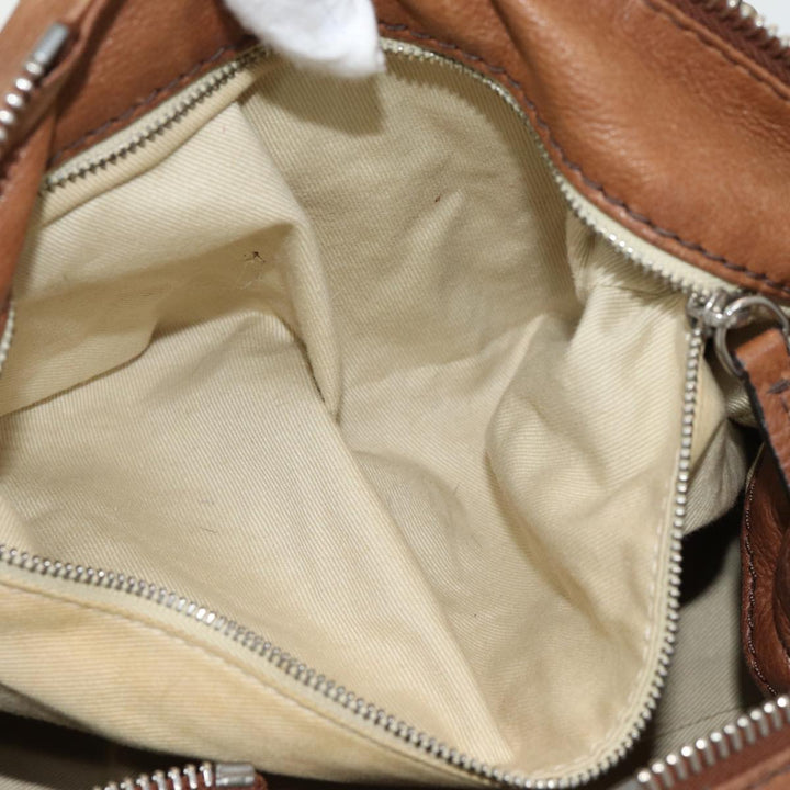 Chloe Paddington Hand Bag Leather Brown fm3642