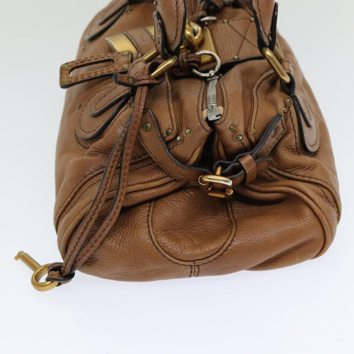 Chloe Paddington Hand Bag Leather Brown fm3642