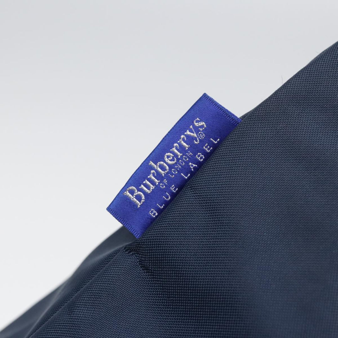 BurberrySs Nova Check Blue Label Tote Bag Nylon Navy Auth fm3650