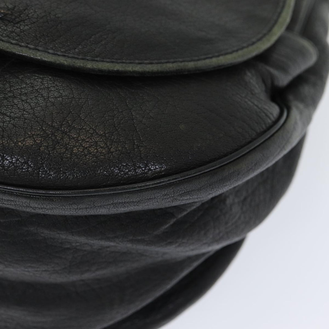 Chloe Shoulder Bag Leather Black fm3654