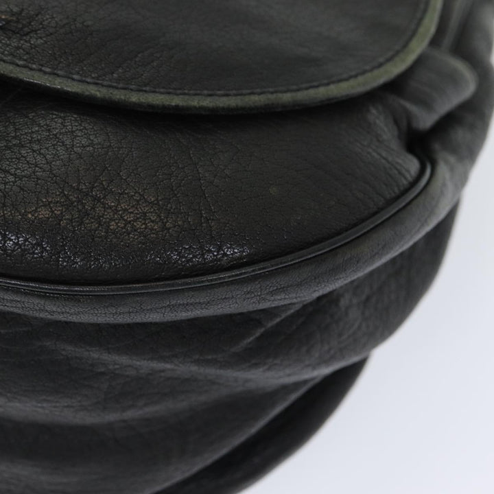 Chloe Shoulder Bag Leather Black fm3654