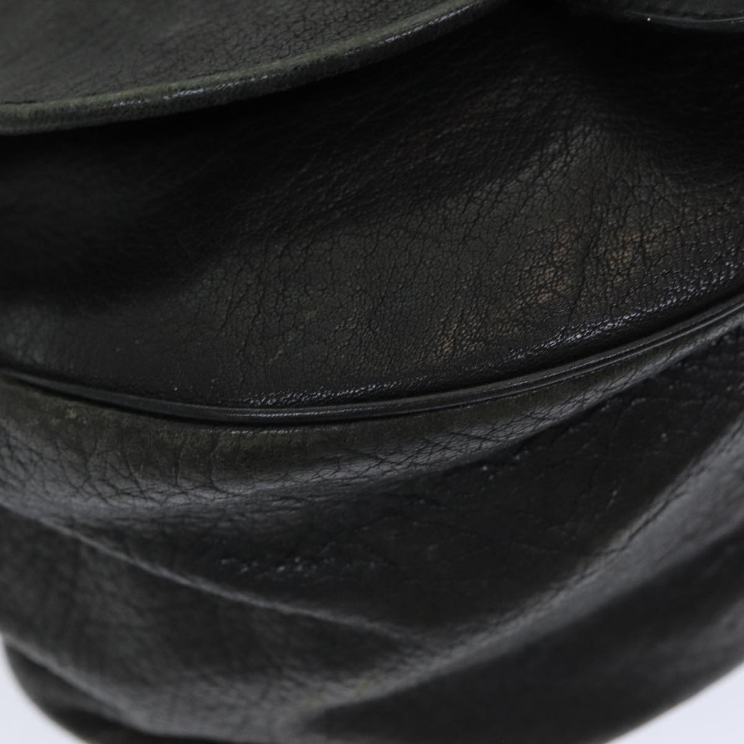 Chloe Shoulder Bag Leather Black fm3654