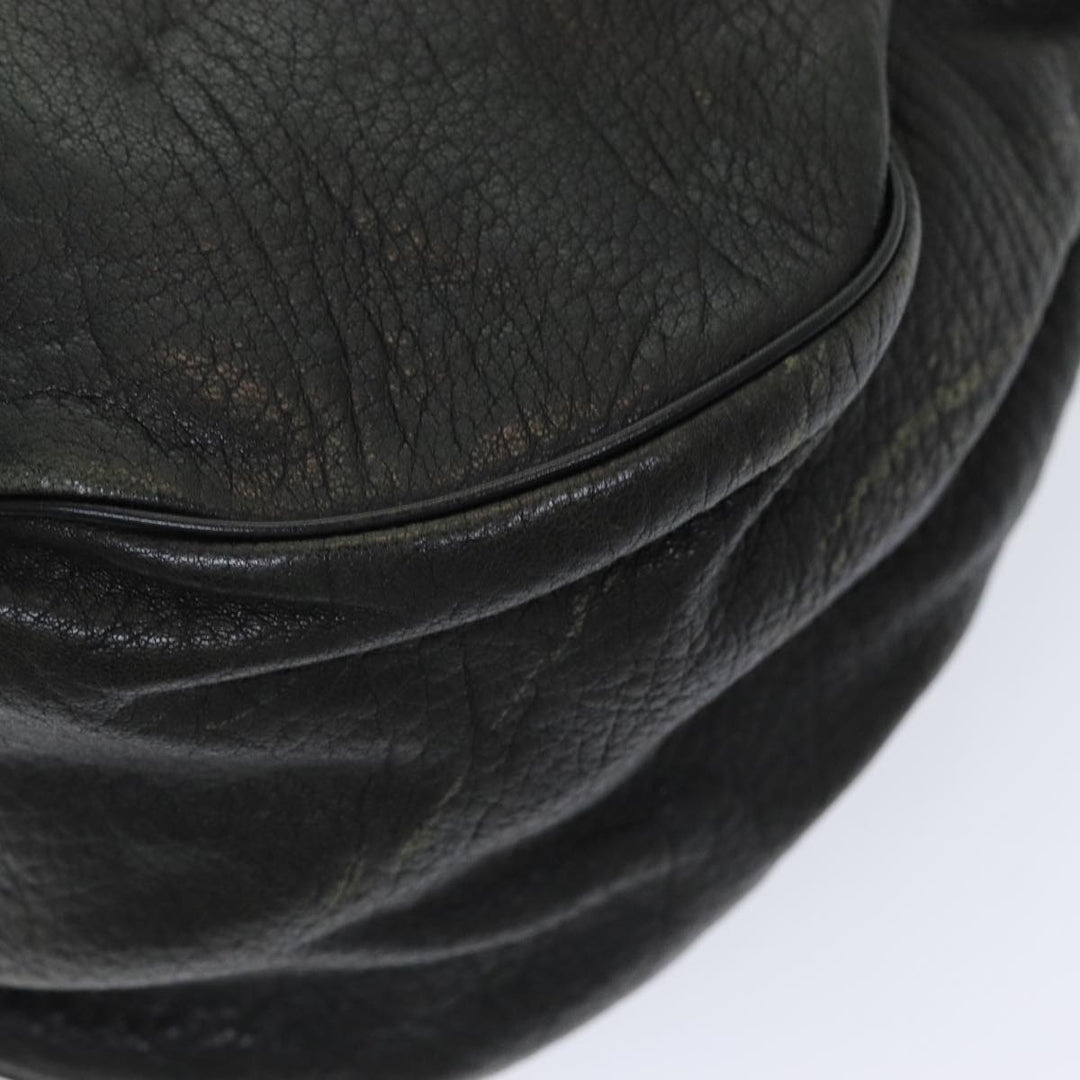Chloe Shoulder Bag Leather Black fm3654