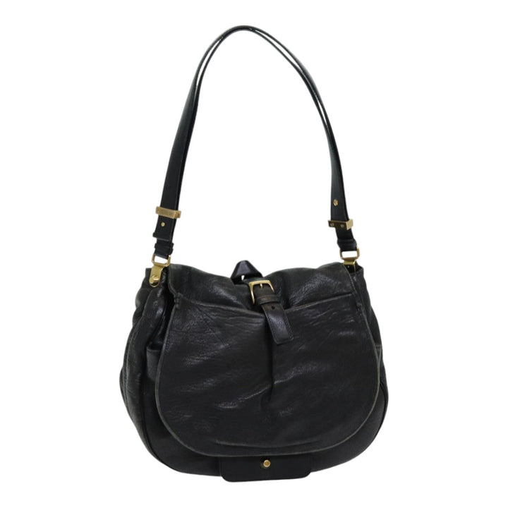 Chloe Shoulder Bag Leather Black fm3654