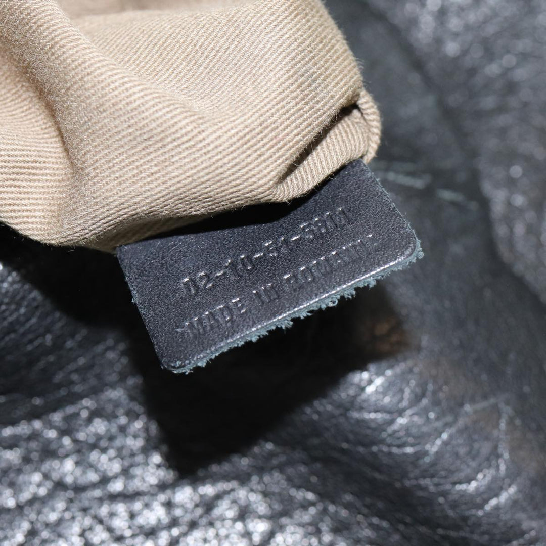 Chloe Shoulder Bag Leather Black fm3654