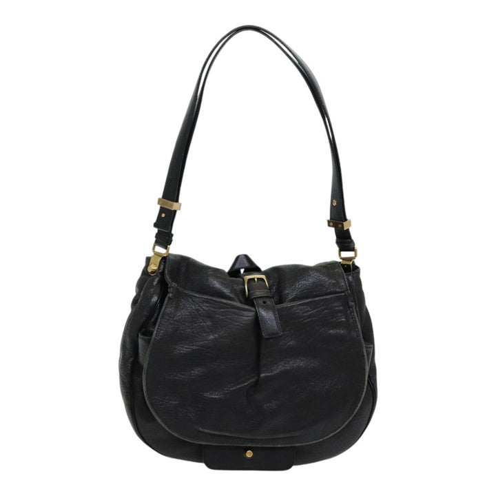 Chloe Shoulder Bag Leather Black fm3654