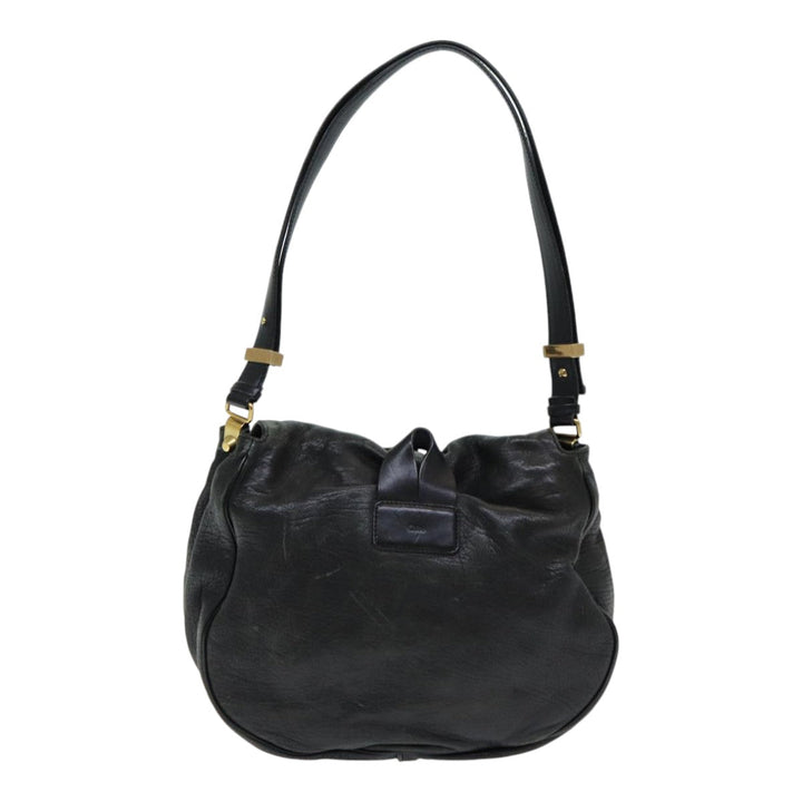 Chloe Shoulder Bag Leather Black fm3654
