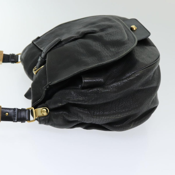 Chloe Shoulder Bag Leather Black fm3654