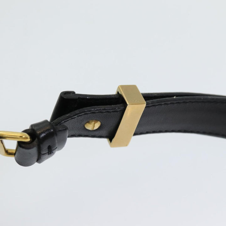 Chloe Shoulder Bag Leather Black fm3654