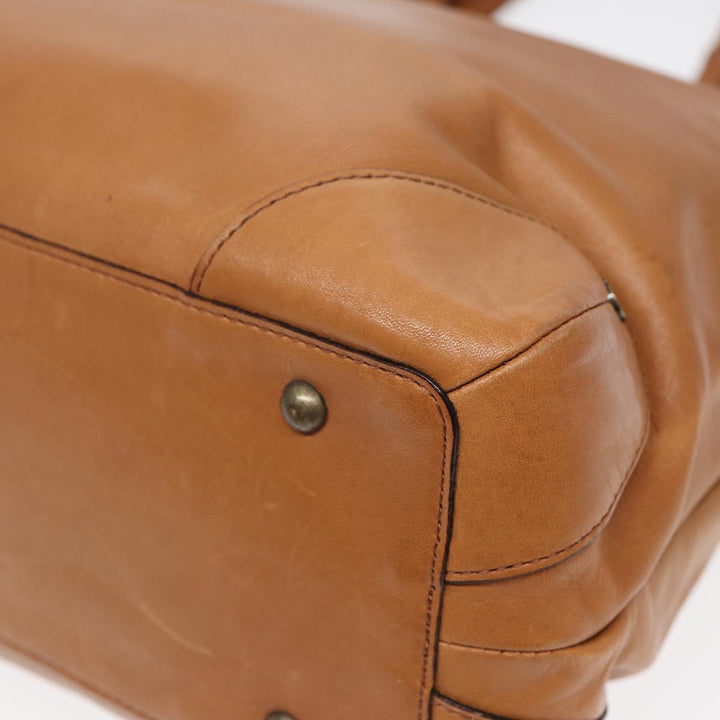 Chloe Tote Bag Leather Brown fm3781
