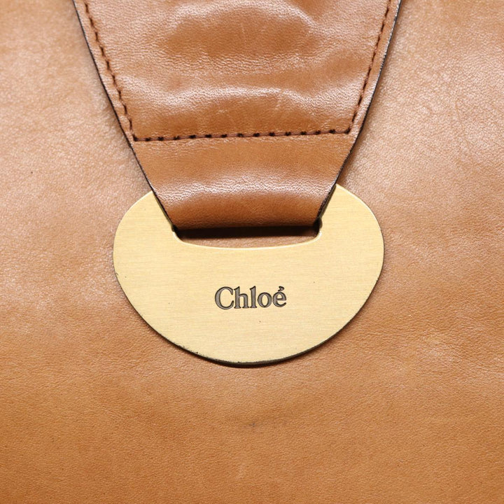 Chloe Tote Bag Leather Brown fm3781