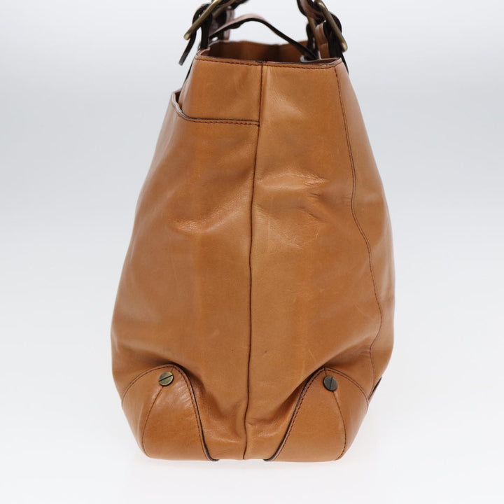 Chloe Tote Bag Leather Brown fm3781