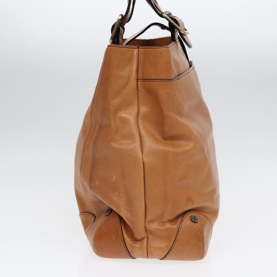 Chloe Tote Bag Leather Brown fm3781