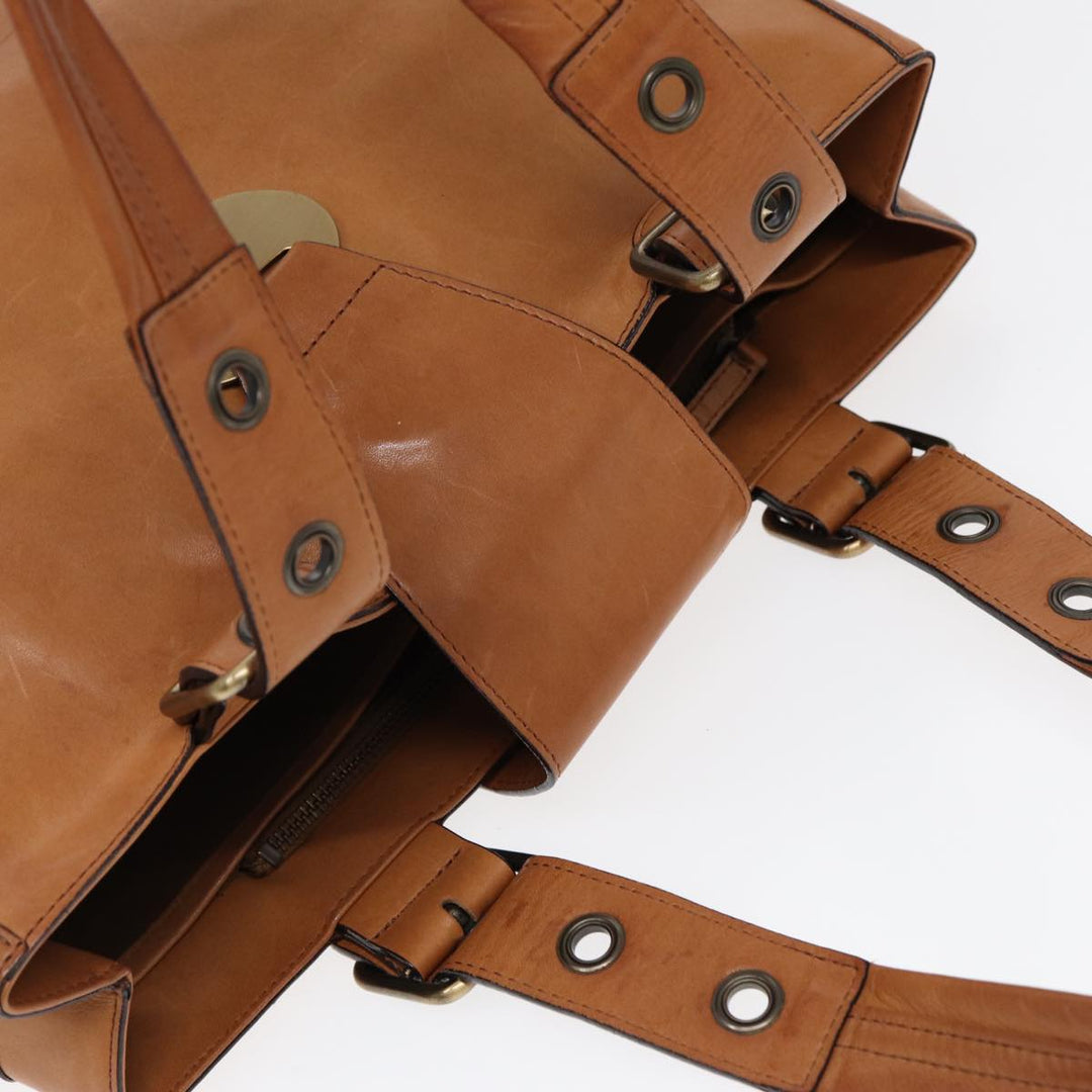 Chloe Tote Bag Leather Brown fm3781