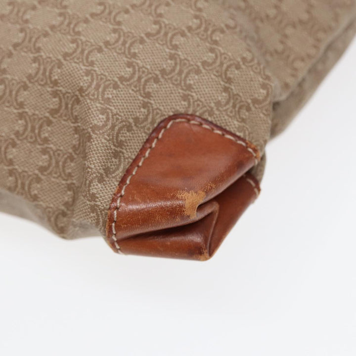 Top Quality Celine Macadam Canvas Hand Bag Beige Auth fm3782