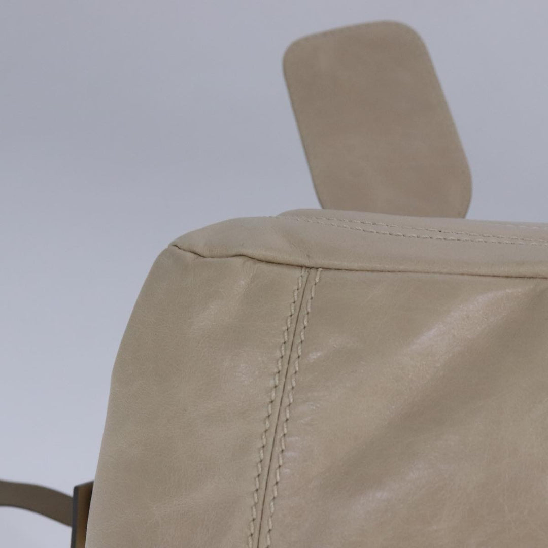 Chloe Hand Bag Leather Beige fm4270