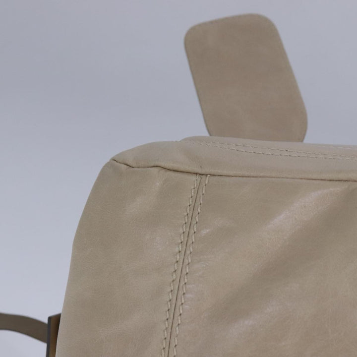Chloe Hand Bag Leather Beige fm4270