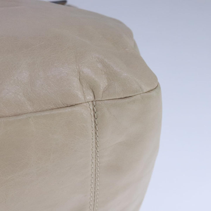 Chloe Hand Bag Leather Beige fm4270