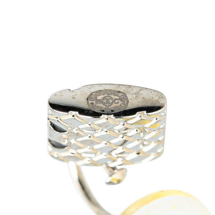 Top Quality Chanel Cambon Coco Mark Metal Earrings