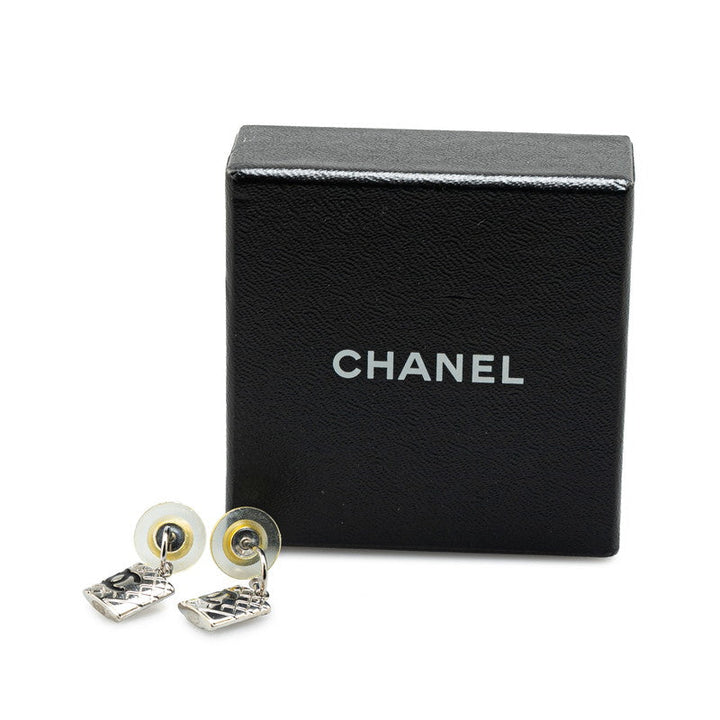 Top Quality Chanel Cambon Coco Mark Metal Earrings