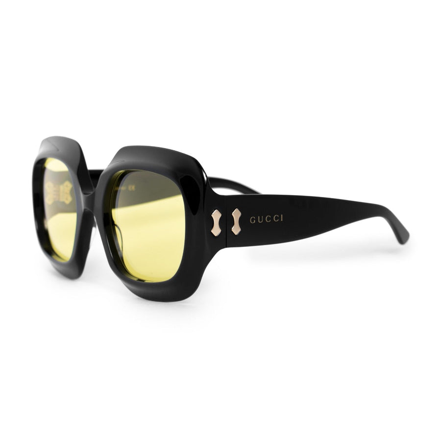title:Gucci Oversized Sunglasses GG0988S 003 59;color:Black