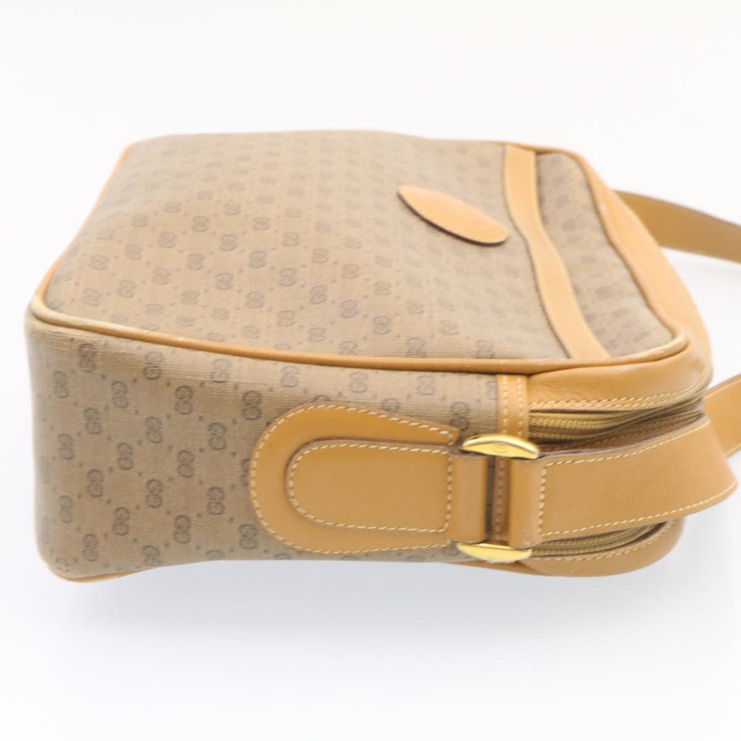 GUCCI Micro GG Canvas Cross body Shoulder Bag PVC Leather Beige  am1195g