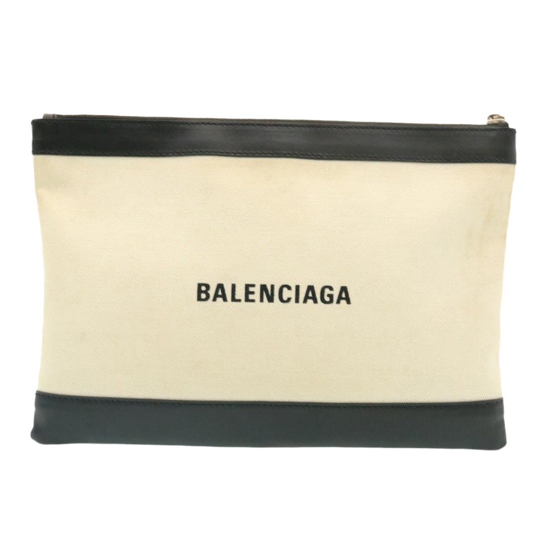 Top Quality Balenciaga Clutch Bag White Auth am1678g