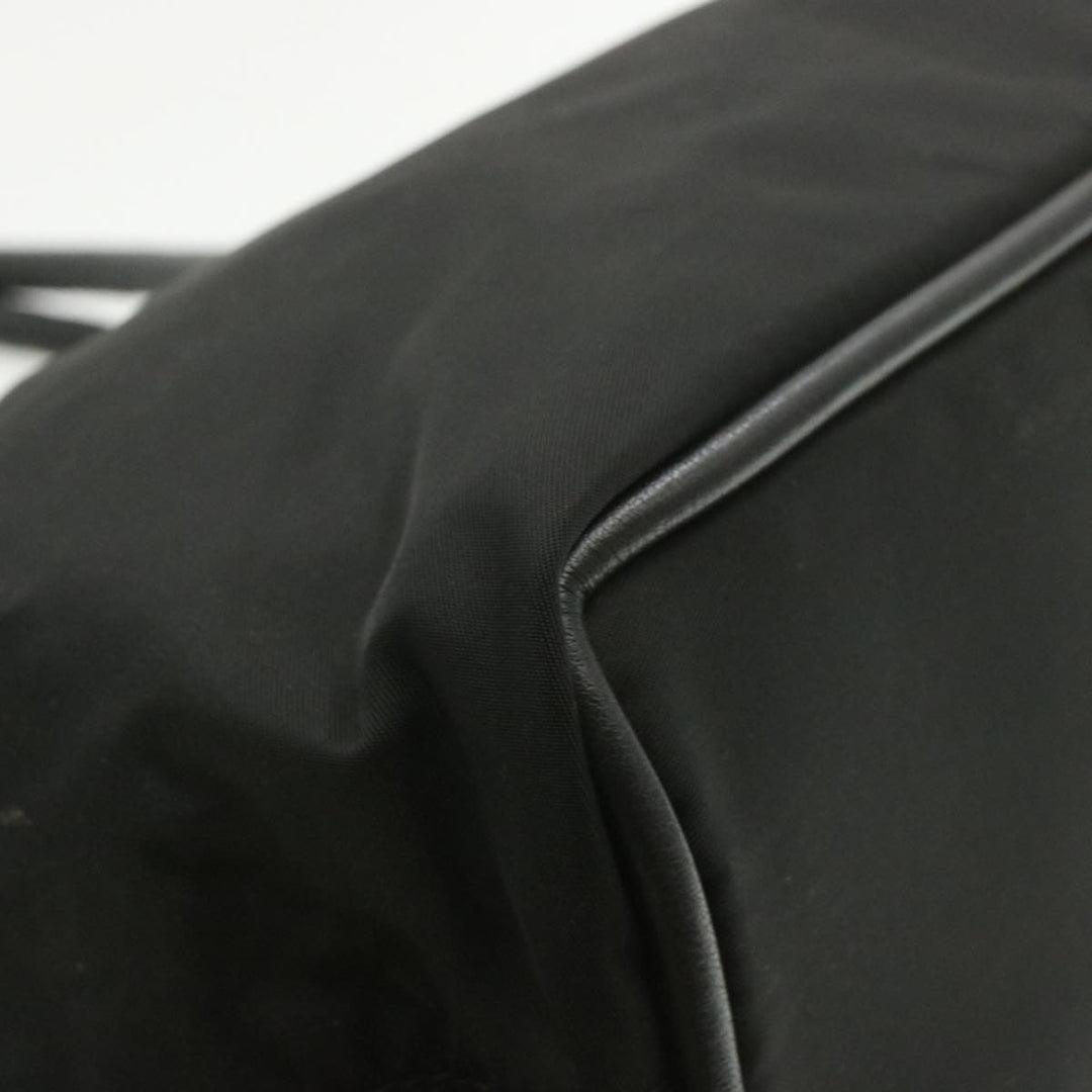 Celine Nylon Tote Bag Black Auth am173g